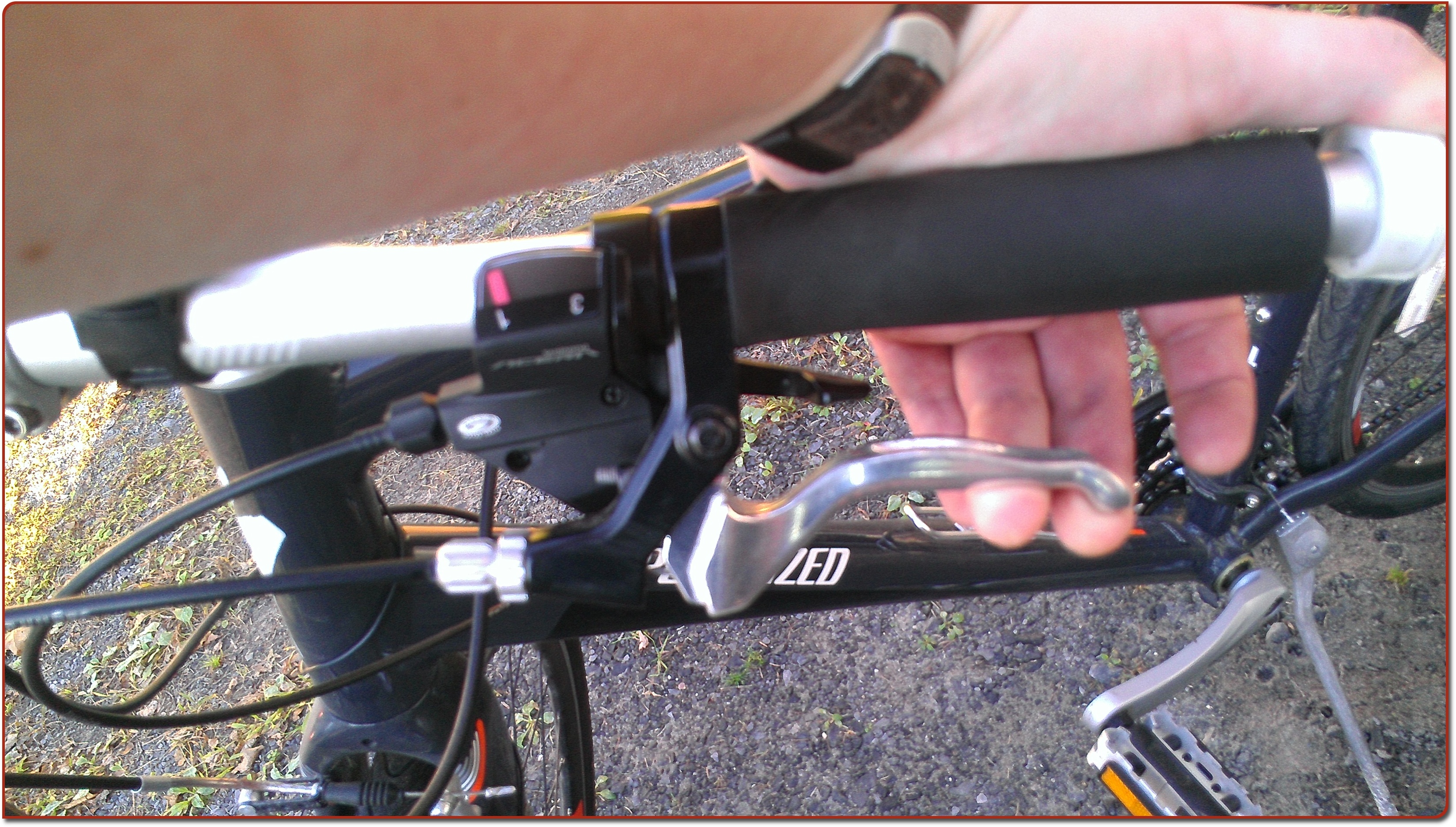 adjusting front bicycle brakes